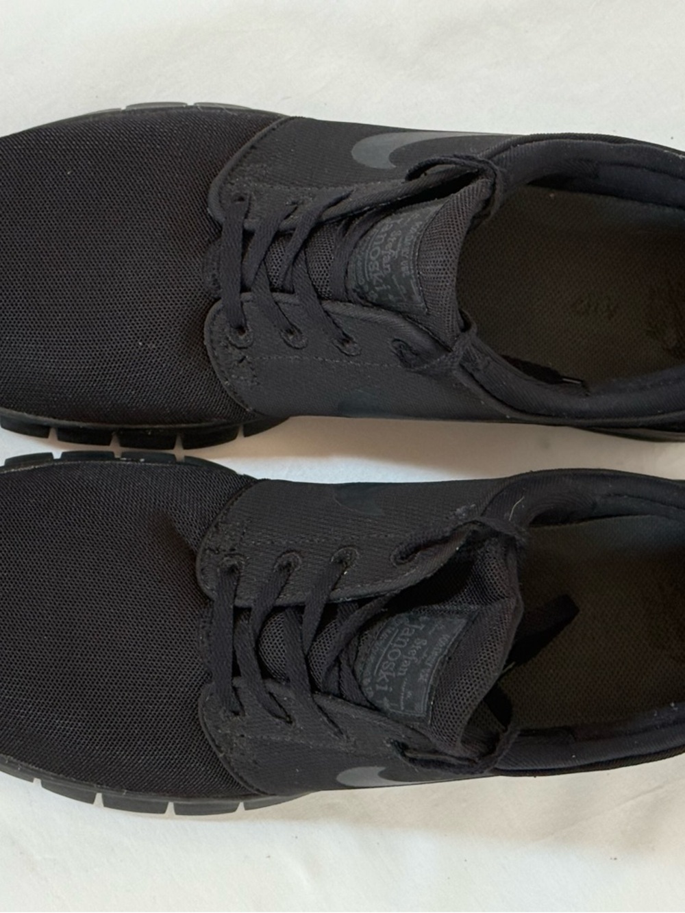 Nike Men’s Stefan Janoski Canvas Sneakers - Black Size 11 - Picture 4 of 8